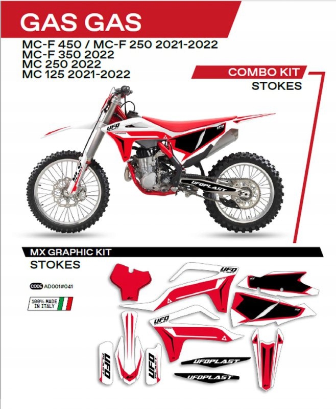 Sada Nálepiek Gas Gas MC 125 21-22; MC 250 22; Mcf 250/350/450 21-22