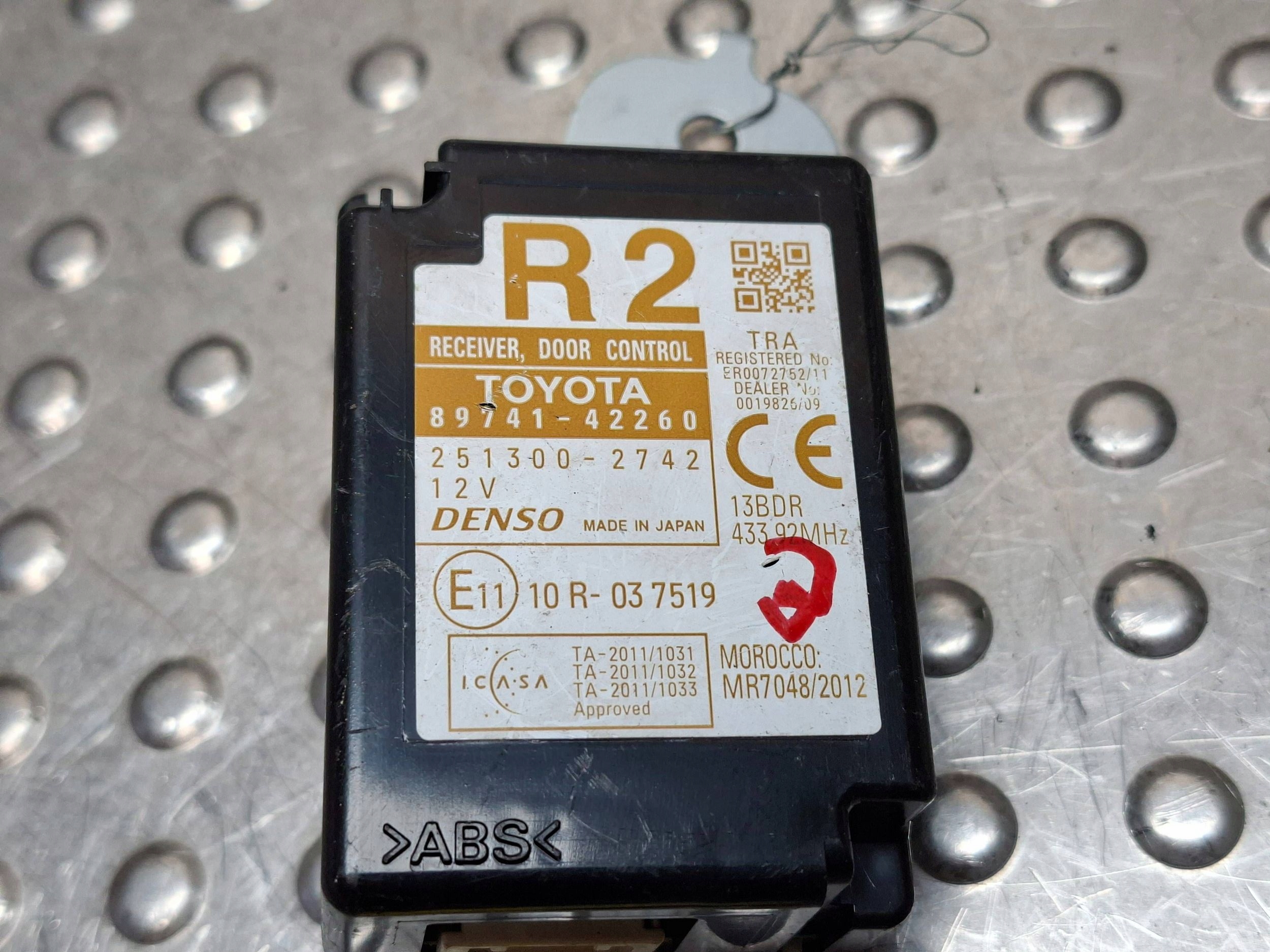 module control unit KEYLESS TOYOTA TOYOTA RAV4 12- 89741-42260
