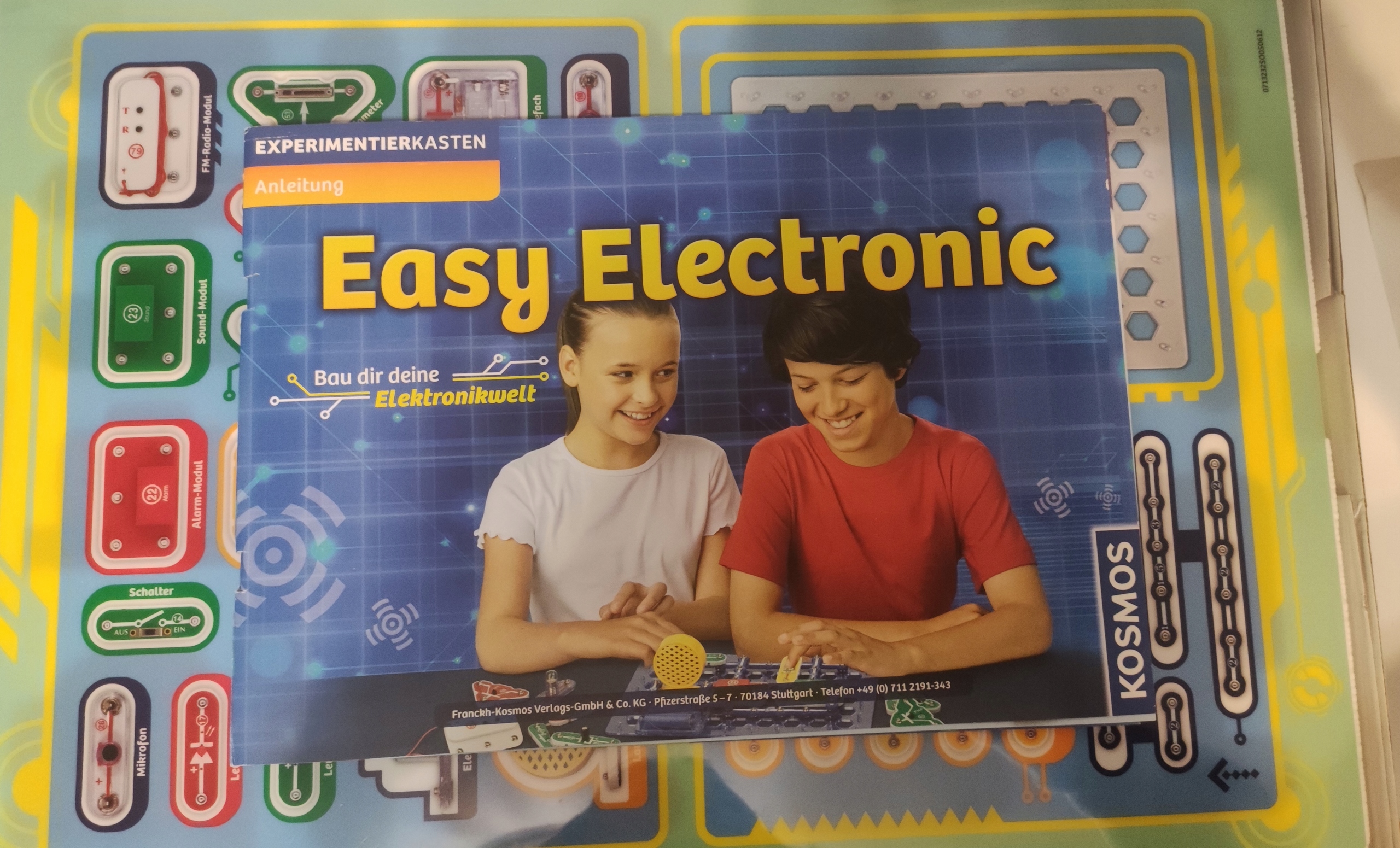 Zestaw eksperymentalny Kosmos Easy-Electronic po zwrocie Wiek dziecka 8 lat +