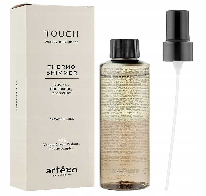 ARTEGO Touch THERMO SHIMMER SPRAY TERMOOCHRONNY Dwufazowy Do Włosów 150ml