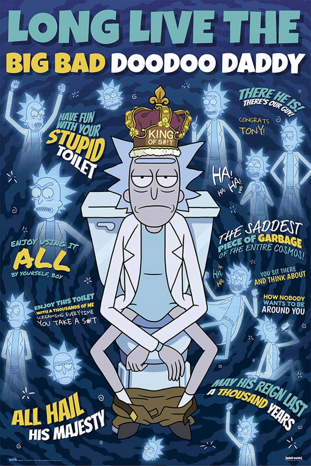 

Rick and Morty Doodoo Daddy plakat 61x91.5 cm