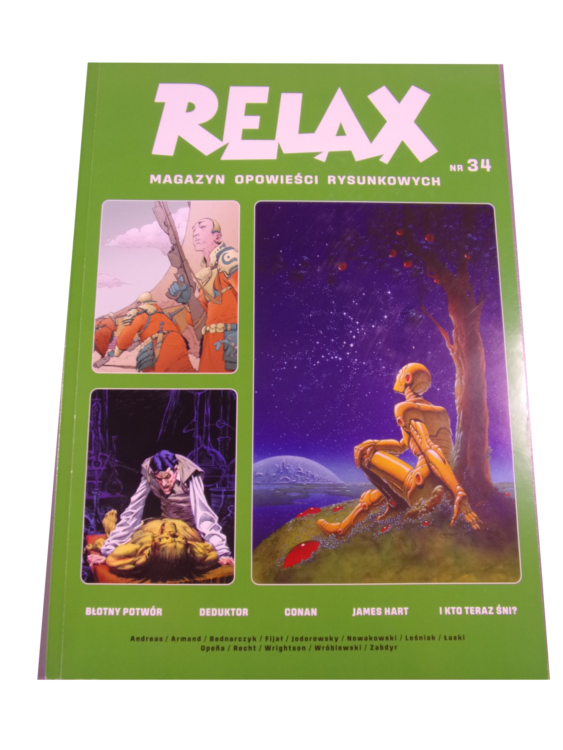 MAGAZYN OPOWIEŚCI RYSUNKOWYCH RELAX nr 34