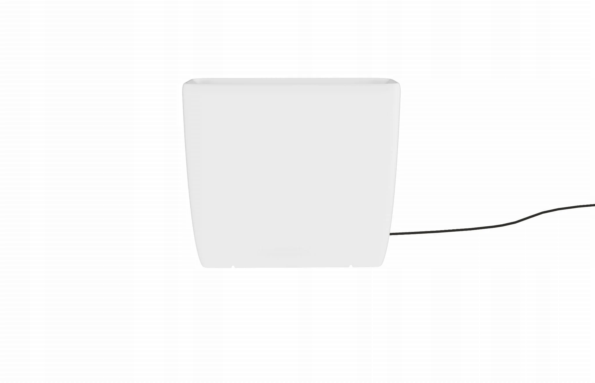 Nowodvorski Flowerpot Led terasová lampa biela 2xE27 IP44 69 cm