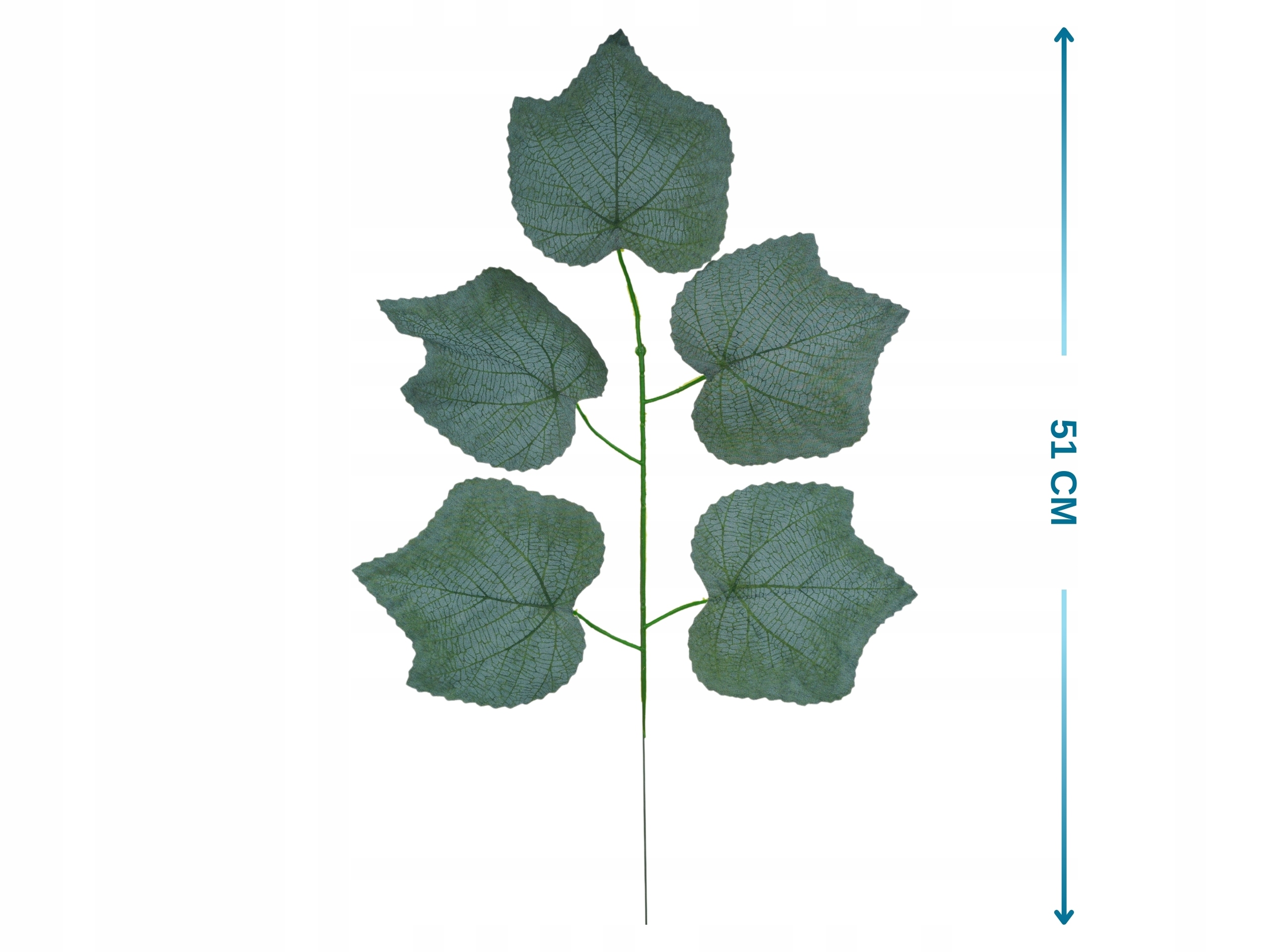 12x GAŁĄZKA SZTUCZNYCH LIŚCI WINOROŚL OMSZAŁYCH JESIENNE DODATEK 51 cm Marka Topoblu