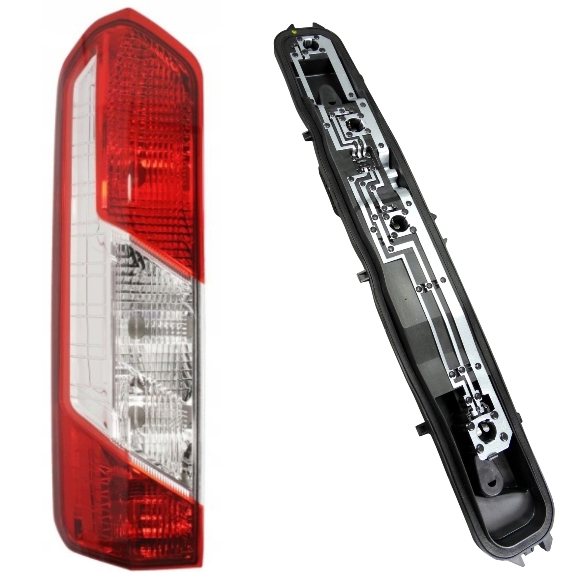 Ford Transit MK8 2014 – Levá Zadní Lampa Žárovková Lišta Zadního Světla