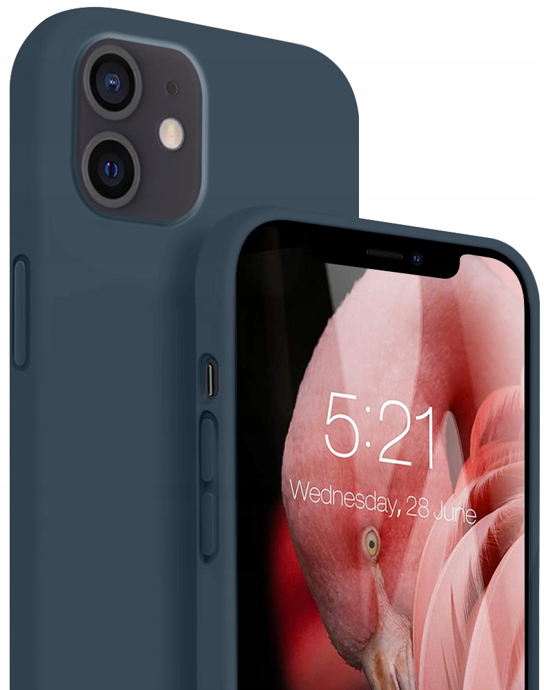 

Etui do iPhone 12 12 Pro Case Silikon Szkło 9H