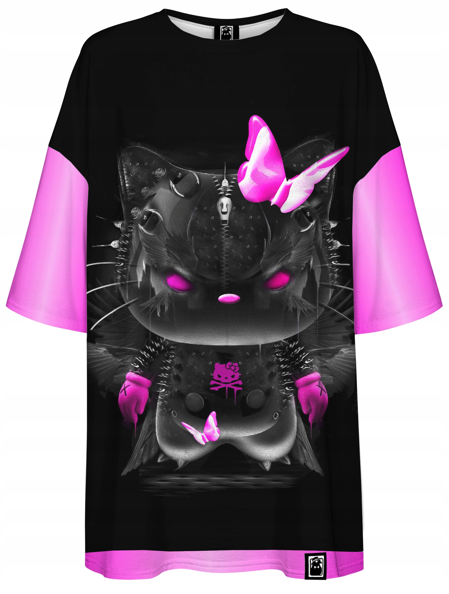 

D T-shirt Oversize Koszulka Hit! Kitty Punk M/L