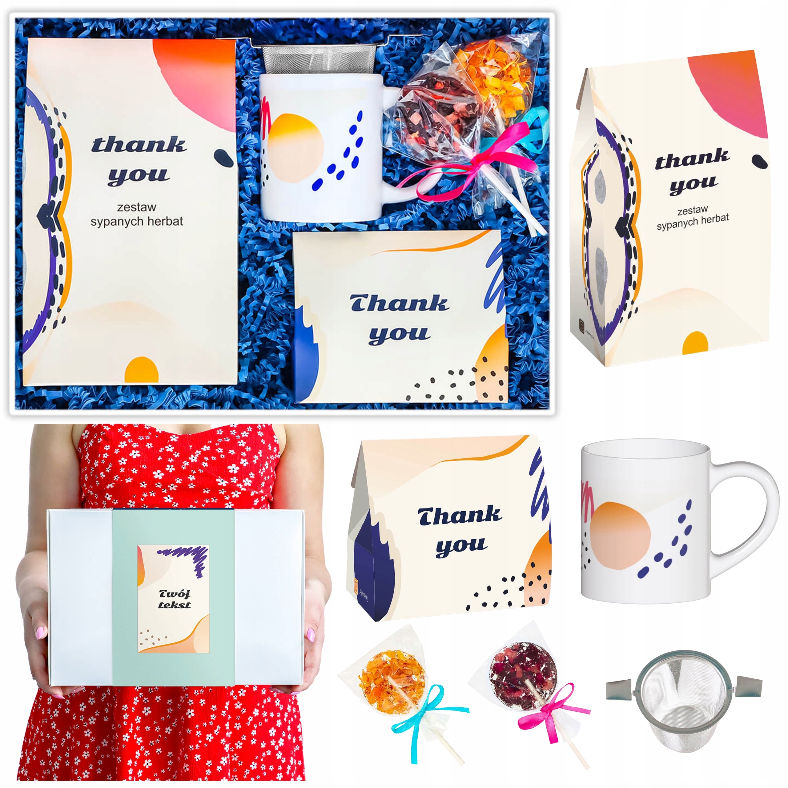 Personalizowany Duży Zestaw Upominkowy Box Premium Dla Nauczyciela