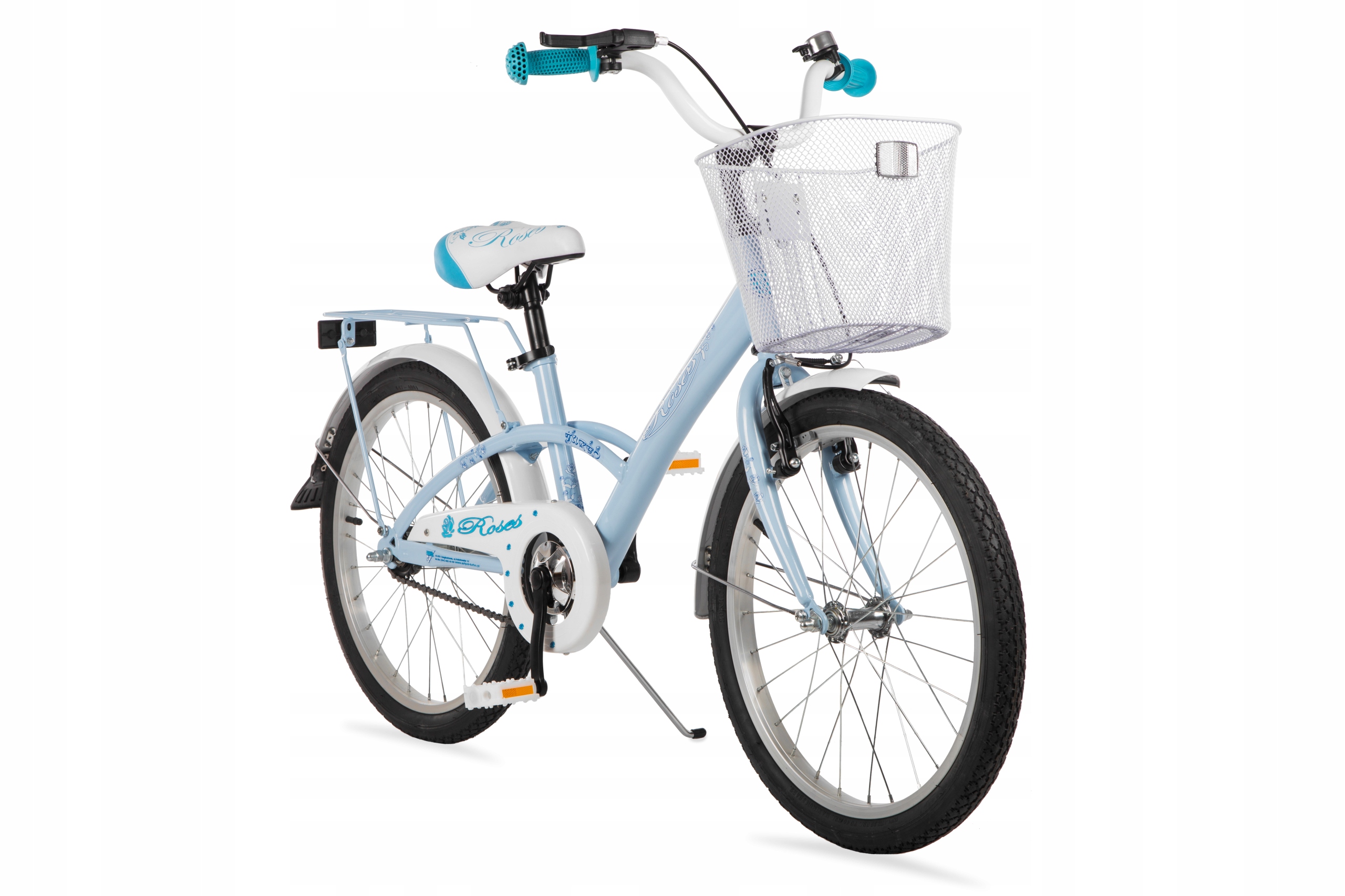 Polski Rower dla dziewczynki 20 cali Roses Błękitny Pastel Polski Producent Kod producenta ROSES 20