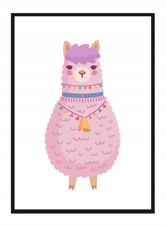 

Obraz Plakat W Ramie 33x43 cm Alpaka PD322