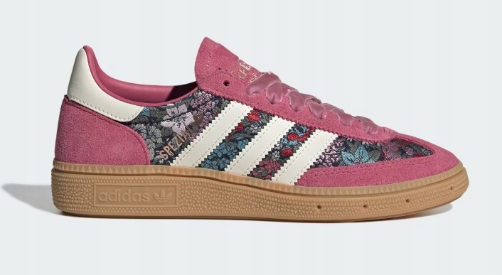 38 2/3 Buty juniorskie Adidas Handball Spezial różowe KH9841 kwiaty