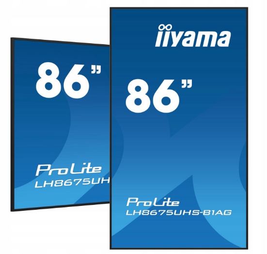 Monitor Digital Signage Iiyama Prolite LH8675UHS-B1AG 86” 4K Uhd Ips Led