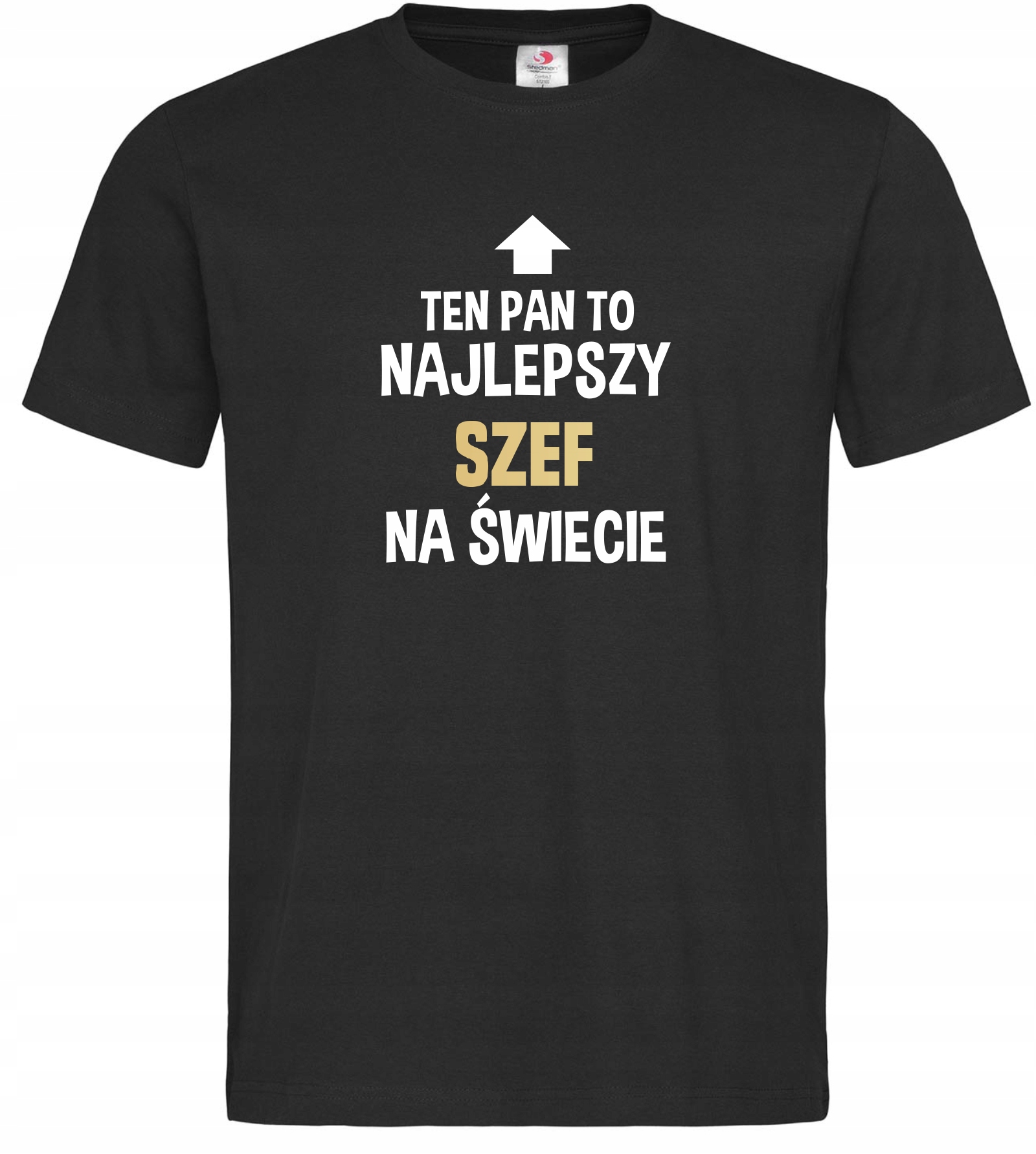 

koszulka Najlepszy Szef z nadrukiem zabawna M