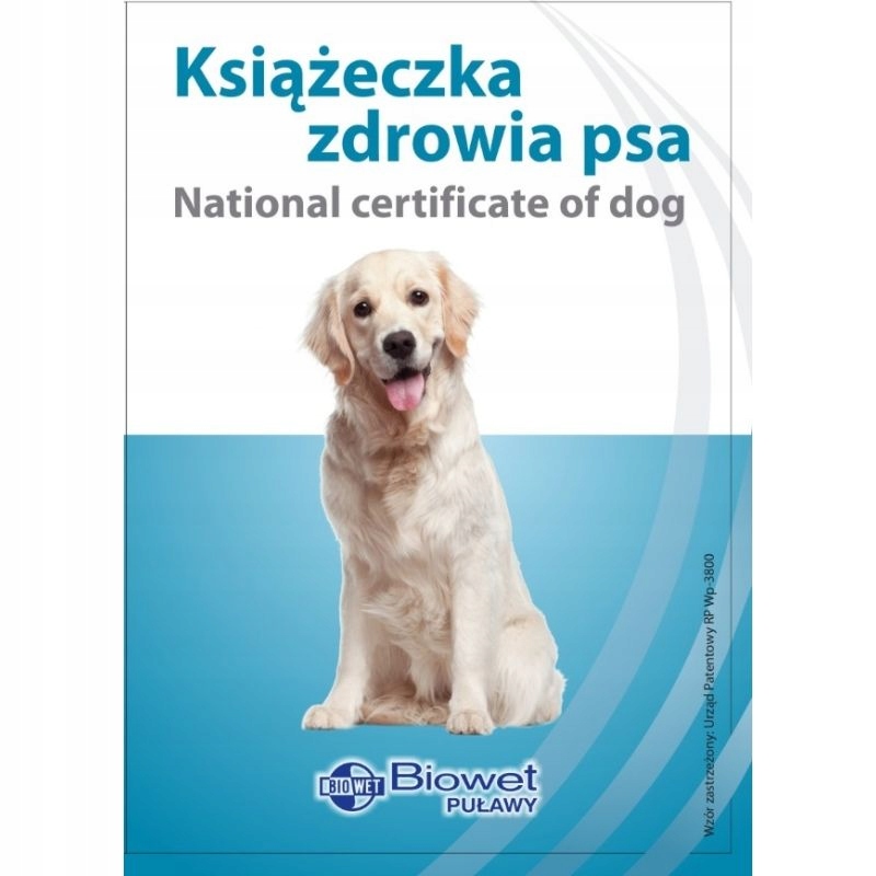 

Biowet Książeczka Zdrowia Psa