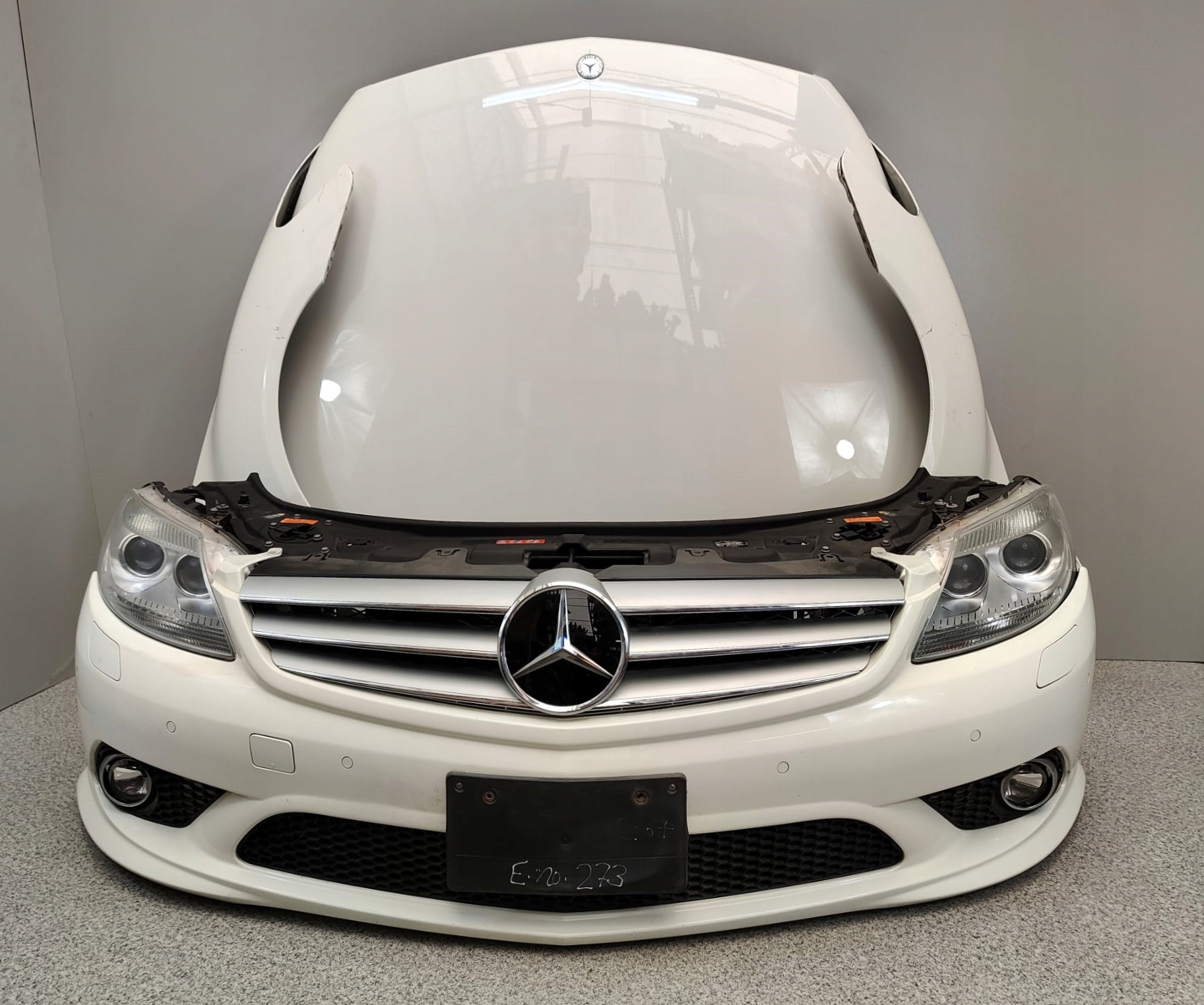 MERCEDES CL W216 AMG PRZÓD MASKA LAMPY ZDERZAK BŁOTNIKI 650