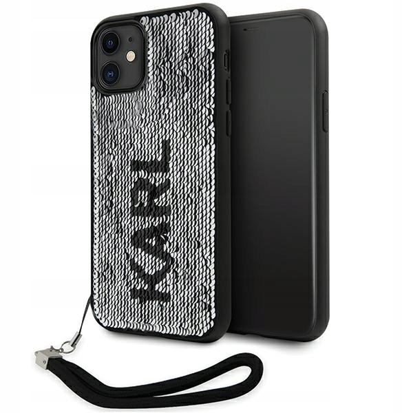 Pouzdro Karl pro Lagerfeld KLHCN61PSQRKS iPhone 11 Xr 6,1