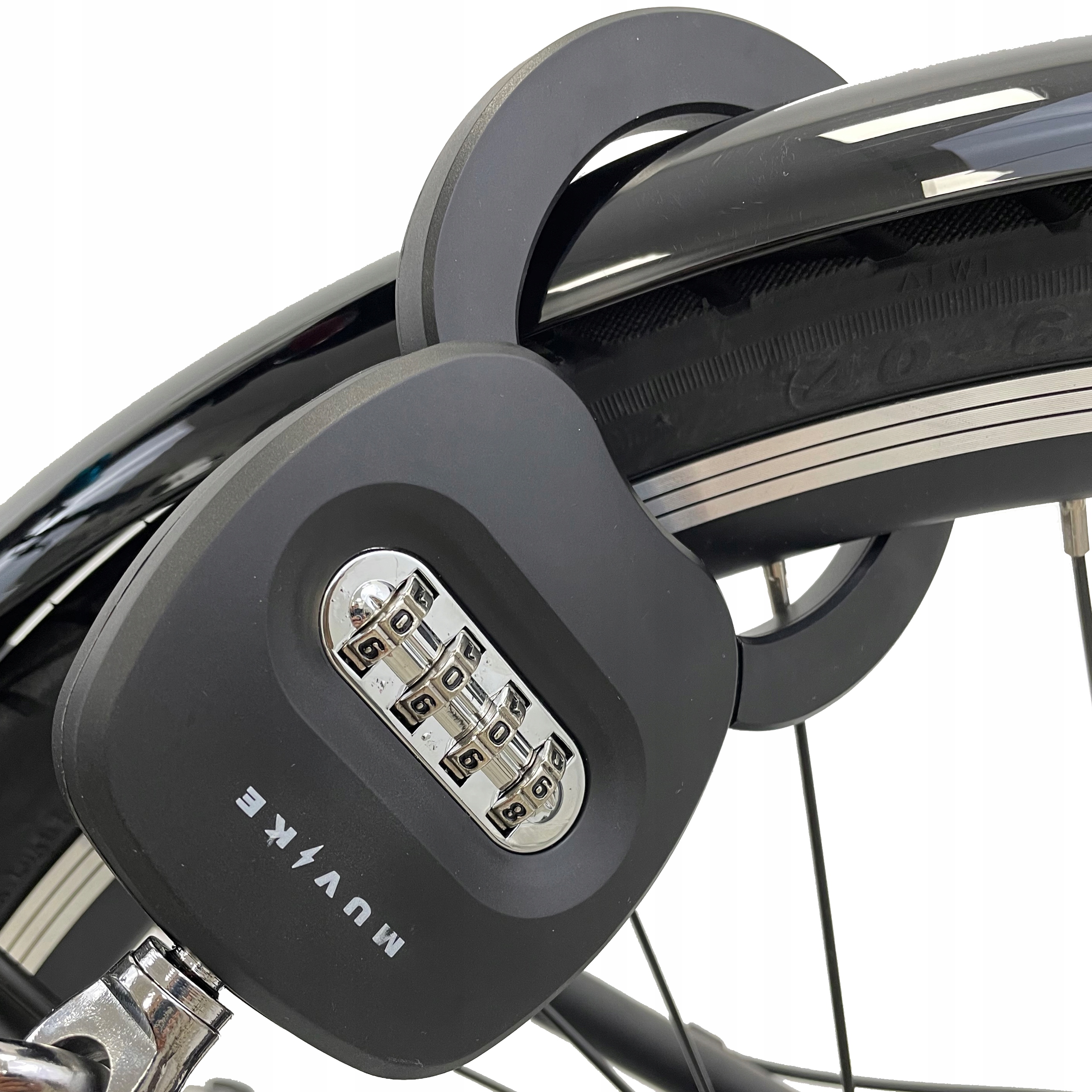 ZABEZPIECZENIE DO ROWERU HULAJNOGI KAJDANKOWE BLOKADA DO ROWERU MUVIKE Waga 1485 g