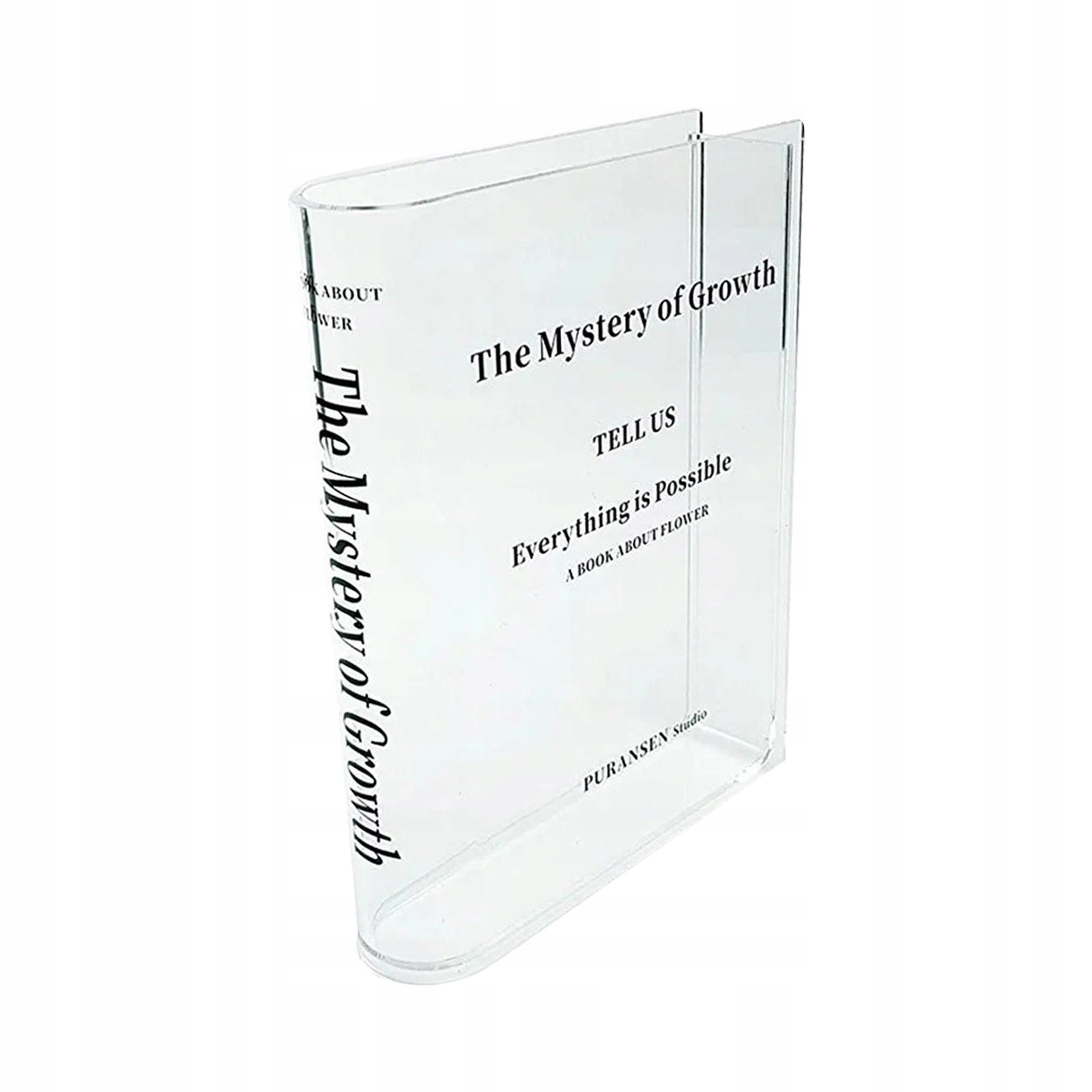 Wazon Akrylowy Elegancki Przezroczysty Wazon na Marka inna