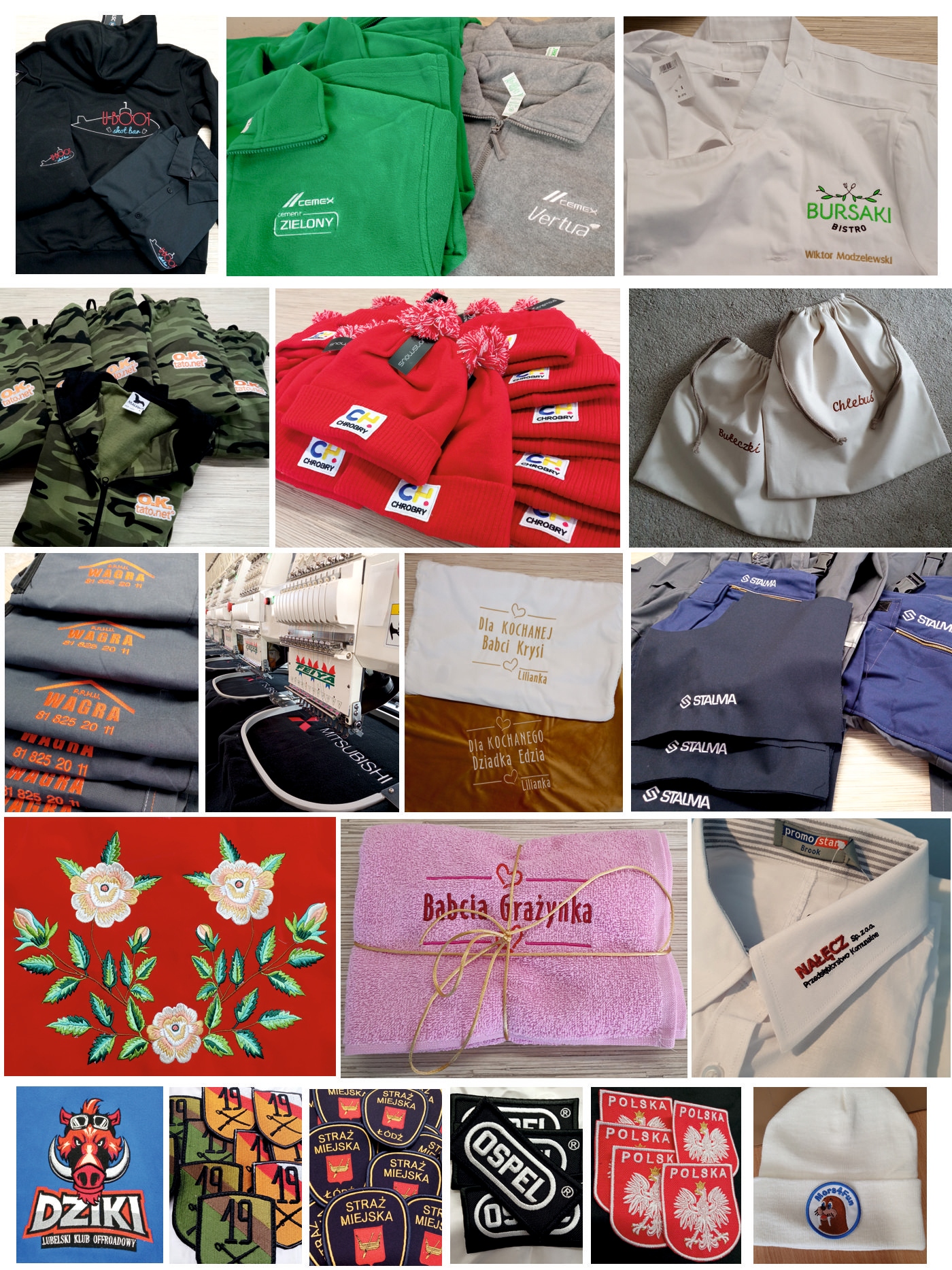 T-shirt z własnym nadrukiem Koszulka LOGO FIRMY XS Materiał dominujący bawełna