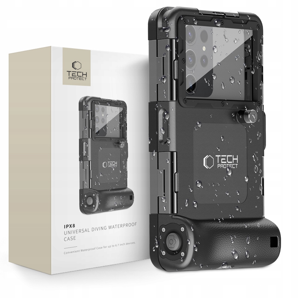 Vodotěsné Pouzdro Pro Potápění Telefonů IPX8 Do 15 M – Univerzální Velké
