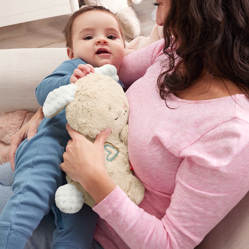 FISHER PRICE ŚPIĄCY KRÓLICZEK USYPIACZ USPOKAJACZ PRZYTULANKA Z DŹWIĘKAMI Płeć dziewczynki unisex