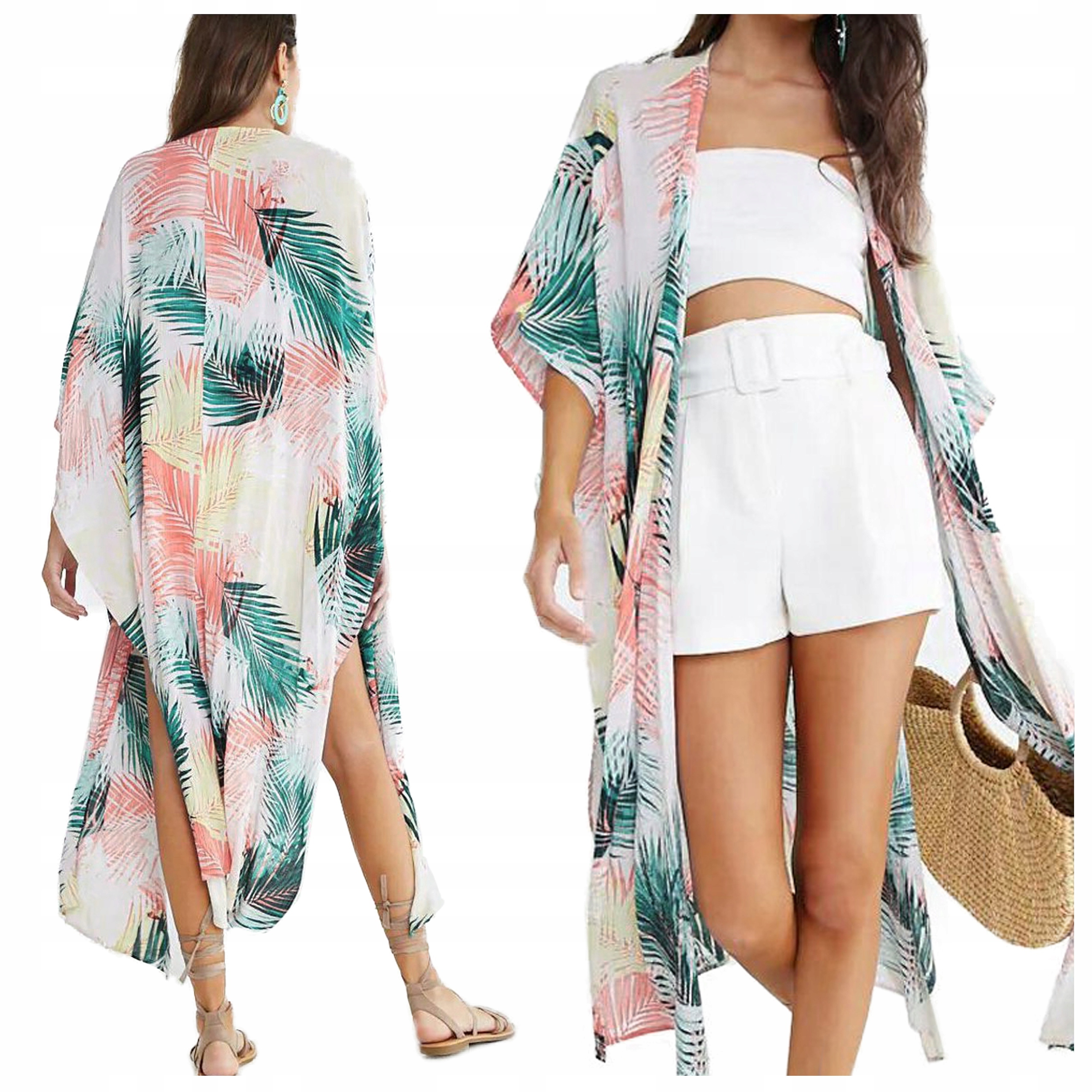 

Tunika plażowa narzutka Pareo boho Bawełna sukienk