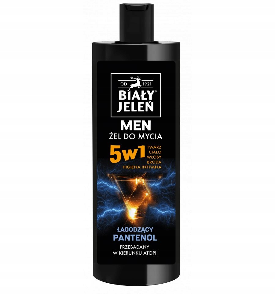

Biały Jeleń Pantenol Żel Pod Prysznic Men 5W1 0,4L