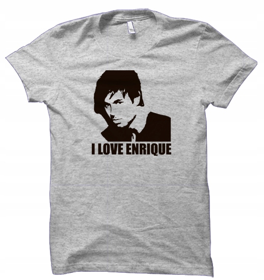 

I Love Enrique poranek kojota koszulka damskaXL