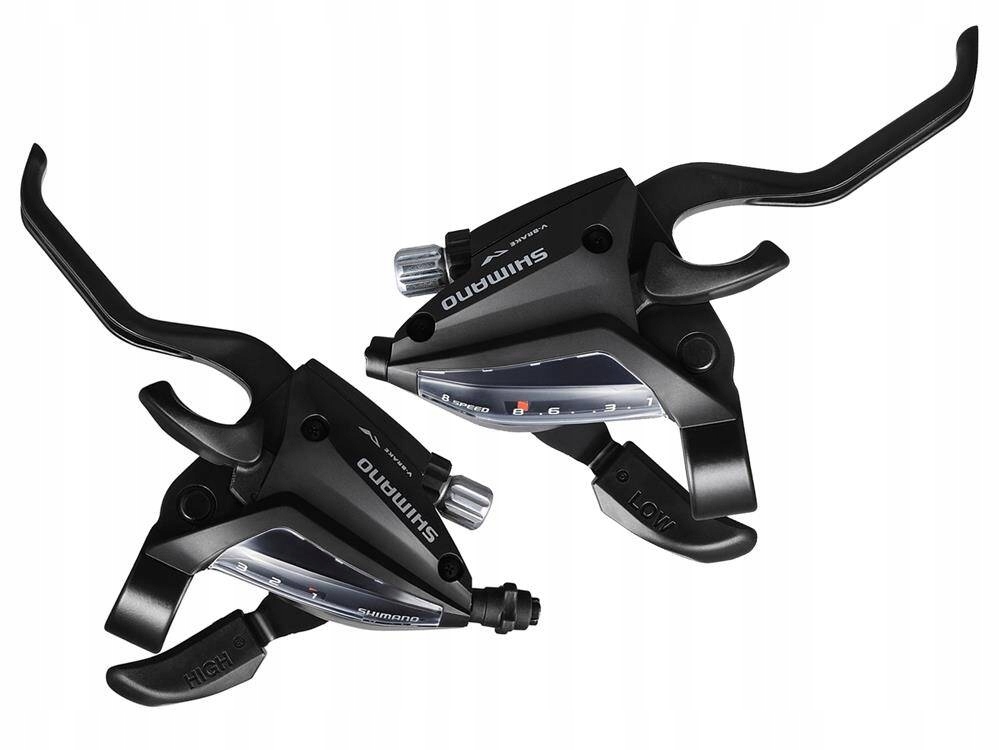 Klamkomanetki Shimano Acera ST-EF500 3 x 8 rz. komplet lewa prawa