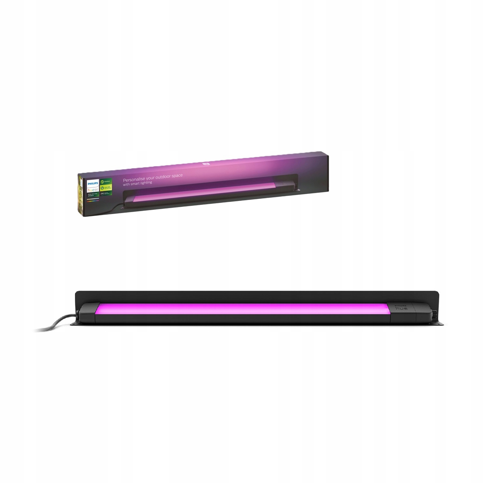 Záhradné Led svietidlo líniové vonkajšie Amarant 20W IP65 Cct Rgb Philips Hue