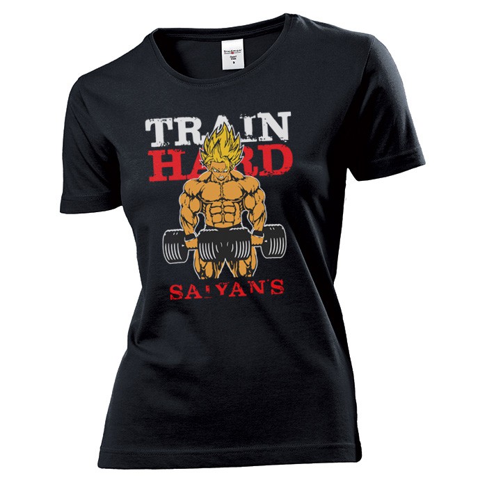 

Koszulka damska Train Hard Saiyans Dragon Ball L
