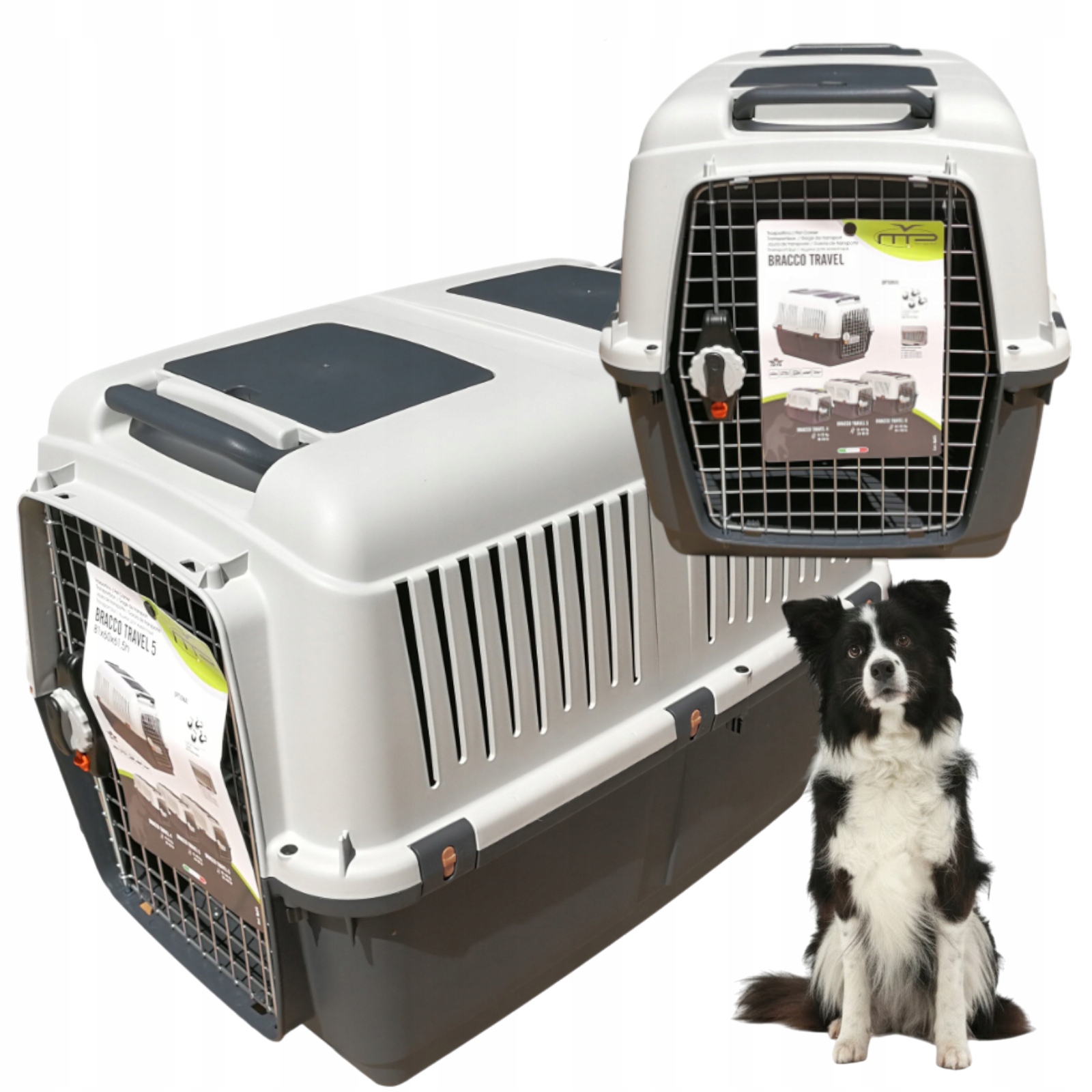 Transporter do przewozu Psa 92x64x67 Duży Solidny Z Atestem Lotniczym Iata