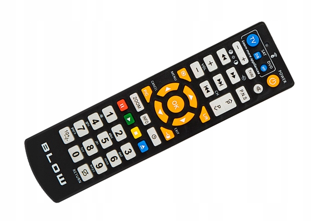 UNIWERSALNY PILOT SAMOUCZĄCY 5w1 TV DVB-T DVD SAT EAN (GTIN) 5900804118046