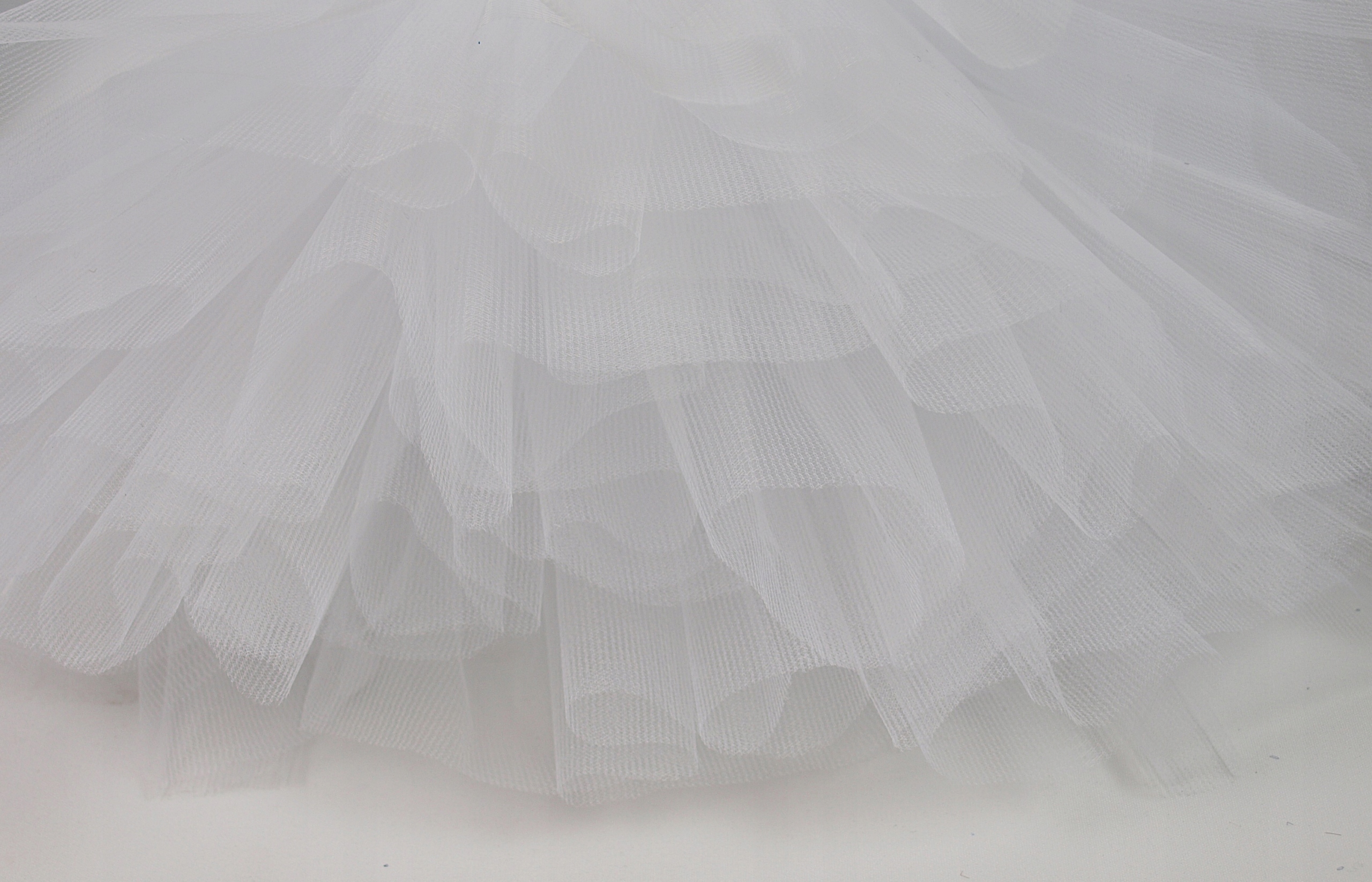 # SPÓDNICZKA TIULOWA TIUL SPÓDNICA TUTU 40cm biała Płeć Dziewczynki