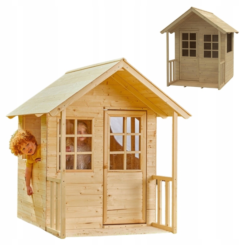 TP TOYS DUŻY DREWNIANY DOMEK OGRODOWY LAVENDER COTTAGE DLA DZIECI 18M+