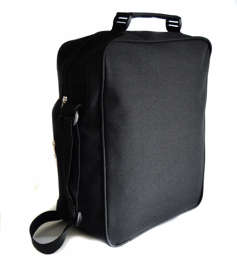 PL SOLIDNA TORBA DO PRACY ROBOCZA MĘSKA naRAMIE A4 Kolor czarny