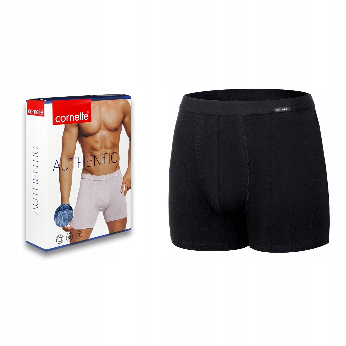 

Bokserki Cornette Authentic Boxer czarne XXL