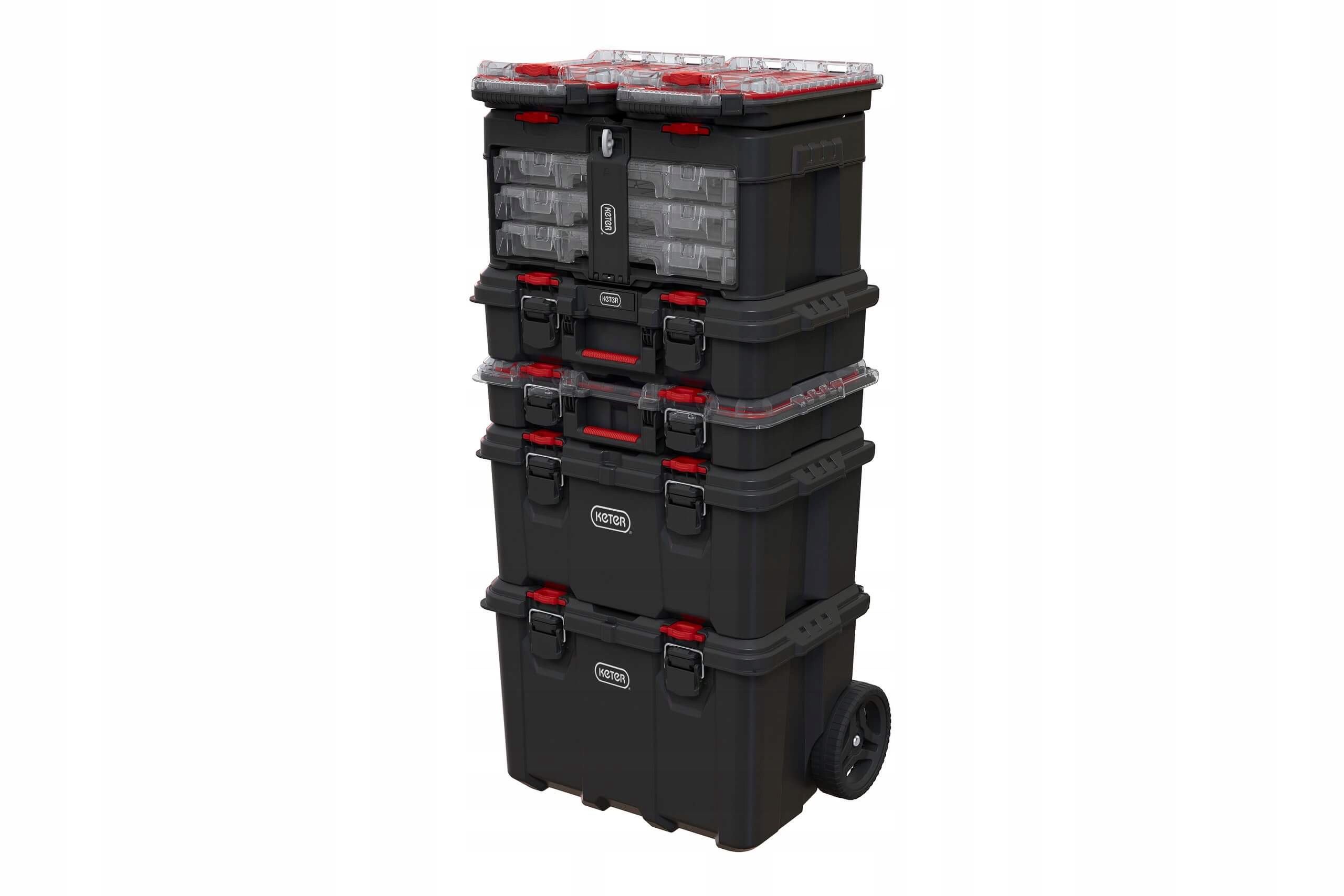 Keter Zestaw Organizerów narzędzi Stack'N'Roll x3 Kod producenta 253380