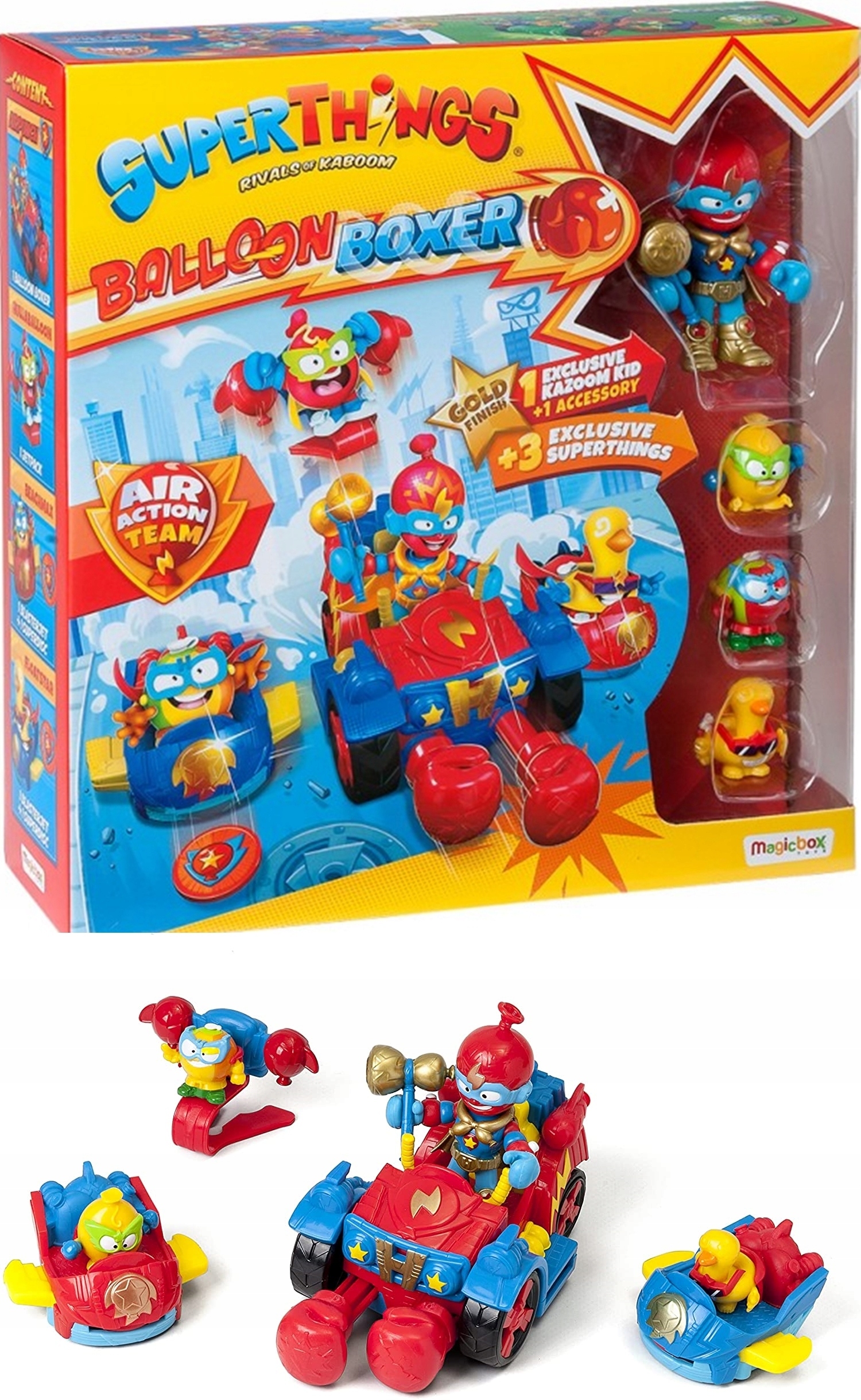 Superthings Balloon Boxer Duży Pojazd 2 Samochody Kazoom Kid