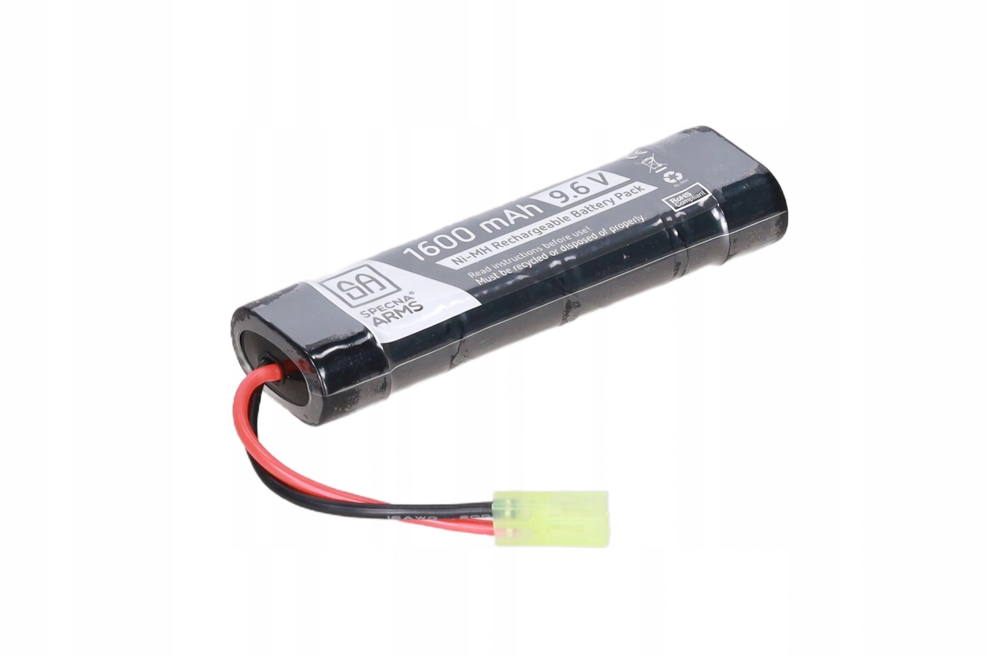Akumulator NiMH Specna Arms 9,6V 1600mAh mini tamiya