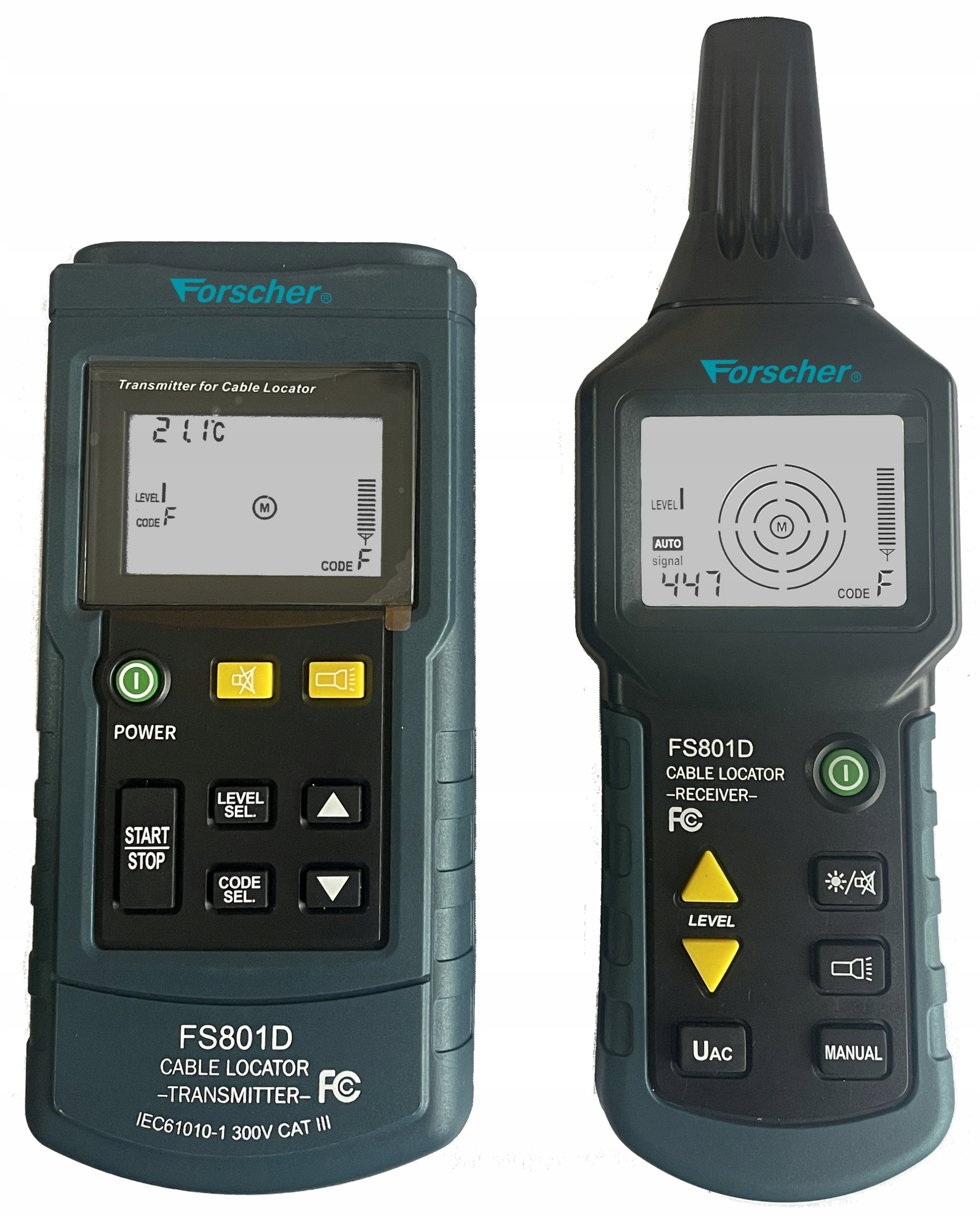 Szukacz Detektor Lokalizator Traser Przewodów Forscher FS801D