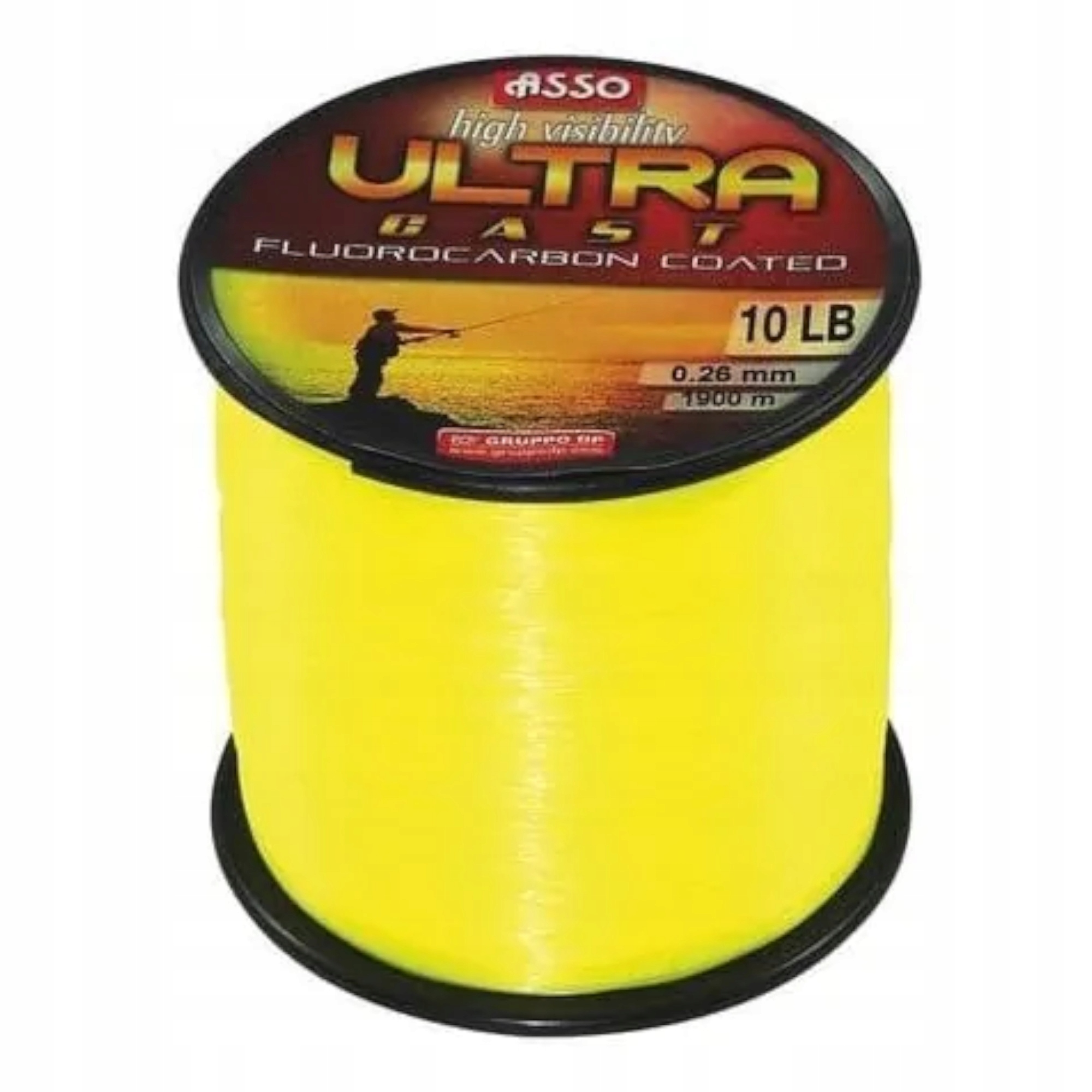 Vlasec Asso Ultra Cast Spool Yellow-11 Fluo 0,30 mm 1000 m
