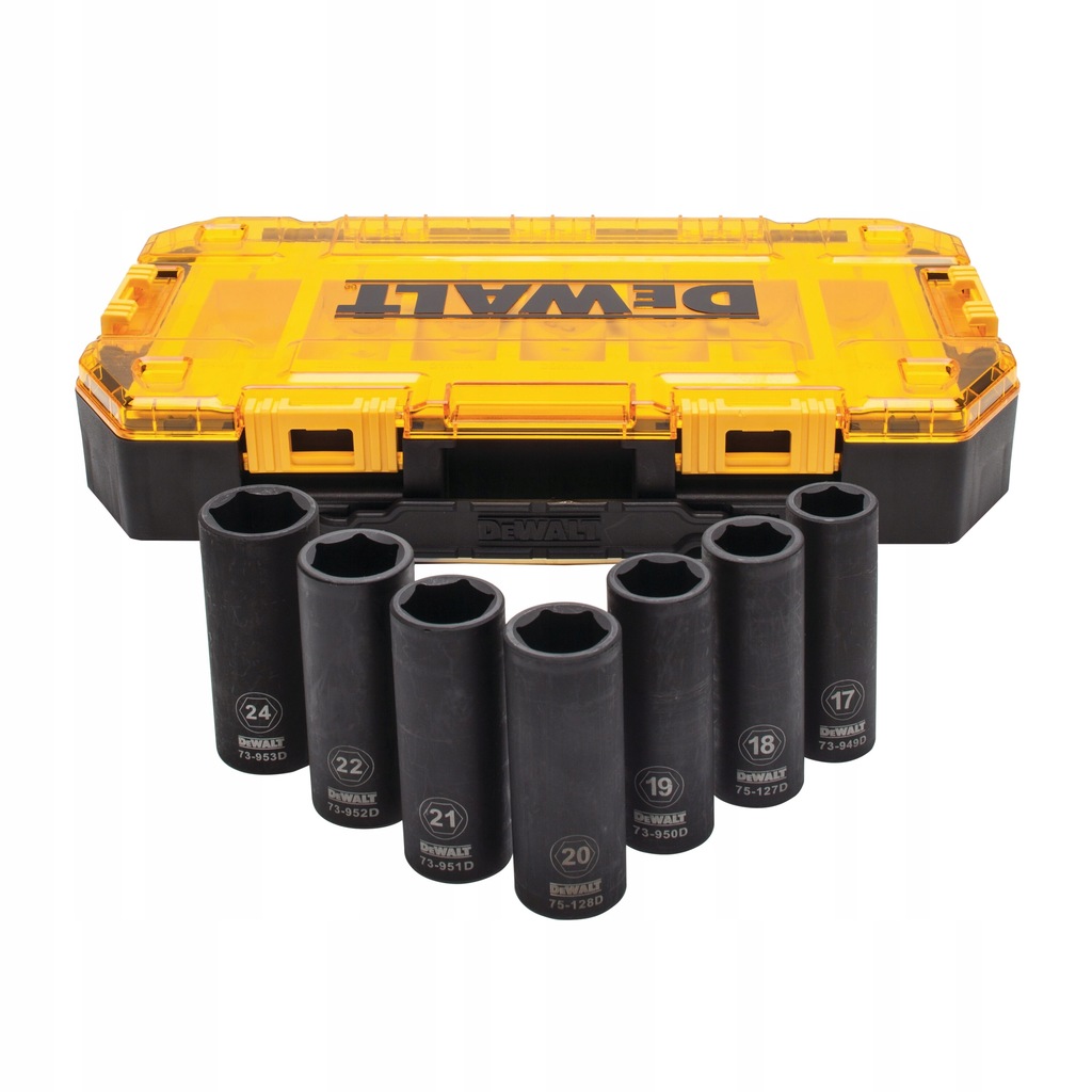 Zestaw Nasadek Udarowych Długich 1/2" 7 Sztuk DWMT74737-0 Dewalt-Zdjęcie-0