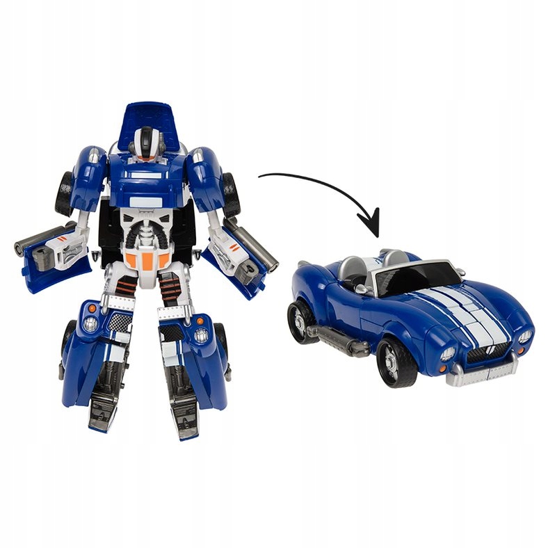 

Smiki Samochód Robot Transformujący Niebieski