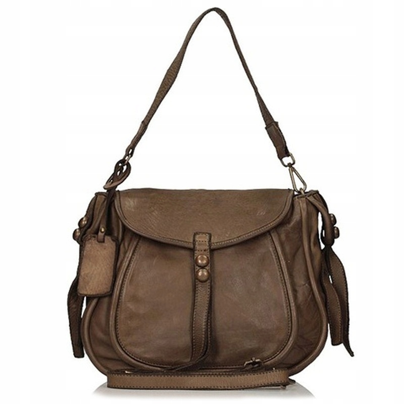 Toscanio Tos C75 C.béžová D40 dámská kožená kabelka béžová