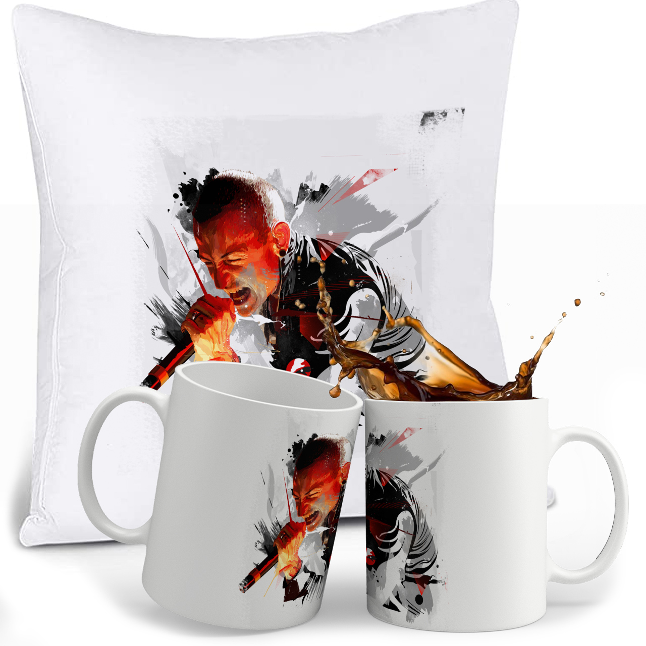 

Zestaw Linkin Park Kubek Poduszka Imie