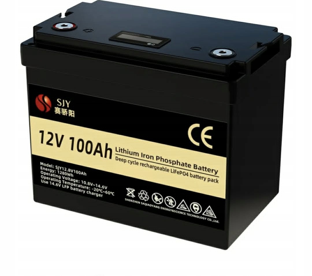 Akumulátor LiFePO4 Siy 12 V 100 Ah, 100 A