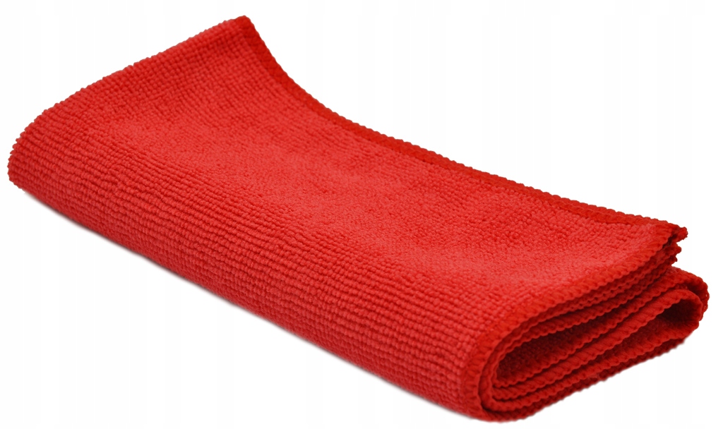 Ścierka z mikrofibry 40x40 czerwona 320g/m2