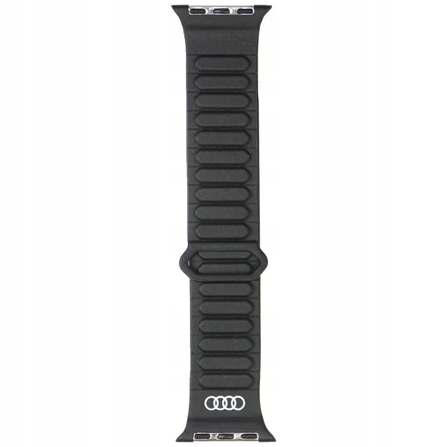 Pasek Audi Logo Synthetic Leather Magnetic Ring Apple Watch 40/41/42mm