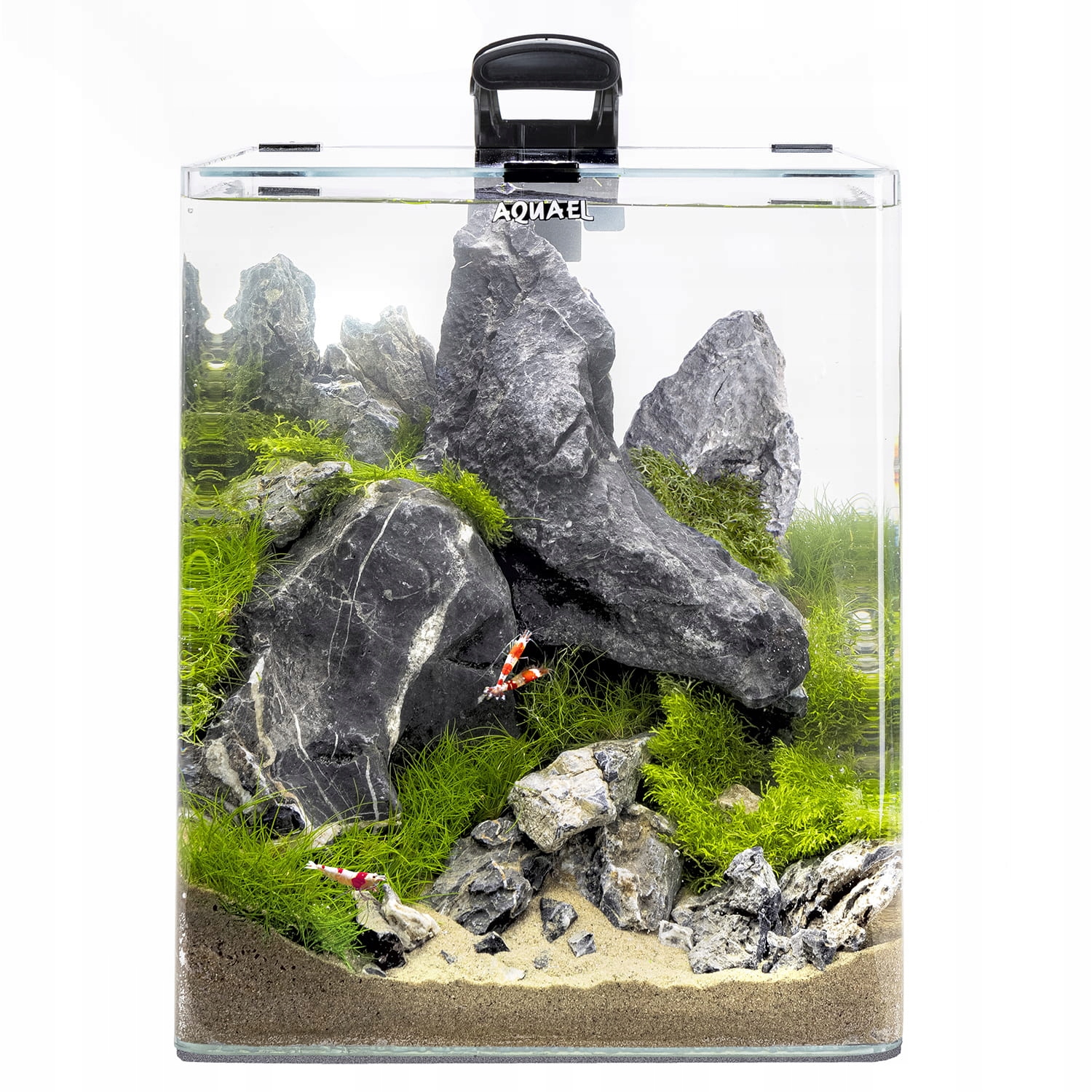 Levně Aquael Sada Opti Bent Set Day & Night černá 30 l